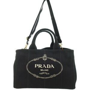PRADA Canapa 2way Top Handle Crossbody Tote Convertible Tote Bag